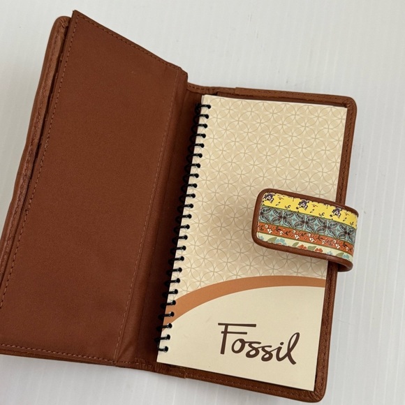 Fossil y2K 90s Colorful Patterned Wallet plus address book - Picture 6 of 8